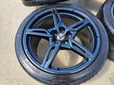 19" + 20" Chevy Corvette C8 OEM 14007 14008 wheels rims 2023 2024 2025 2026 NEW Texas Truck Tire