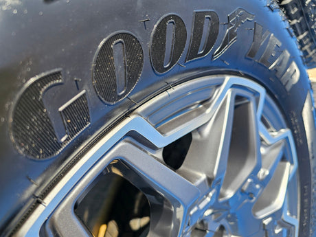 22" Hummer EV HEV 2500 OEM 8x165 14094 wheels rims 2024 2025 2026 NEW GOODYEAR Texas Truck Tire