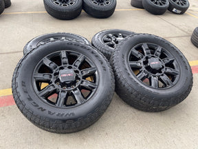 20" GMC Sierra DENALI 2500 3500 OEM 14137 5963 wheels rims Silverado tires A/T Texas Truck Tire