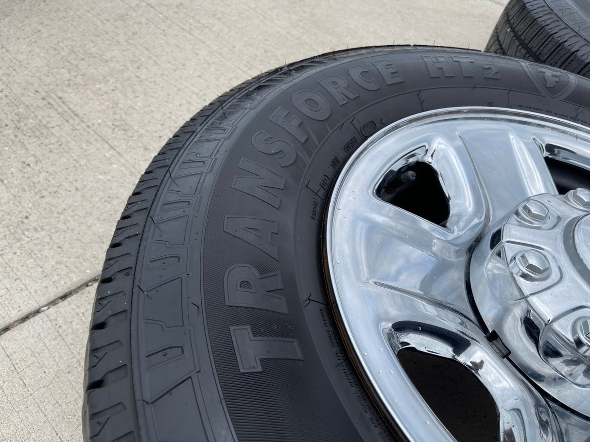 18" Dodge Ram 2500 3500 STEEL chrome OEM 2473 wheels rims 2023 2024 2025 2026 Texas Truck Tire