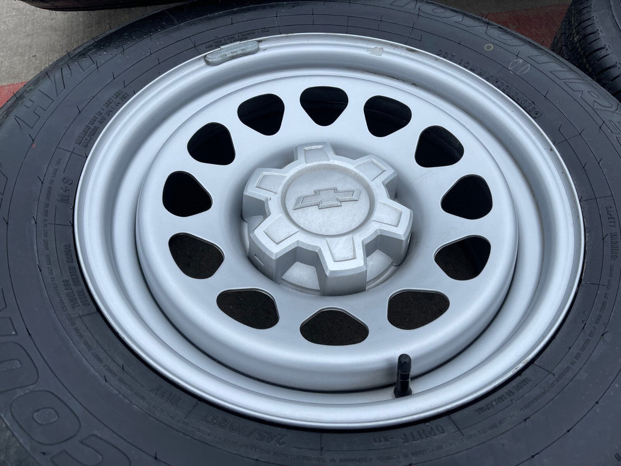17" Chevy Silverado OEM wheels rims Tahoe Colorado 8130 GMC Canyon 2024 2025 NEW Texas Truck Tire