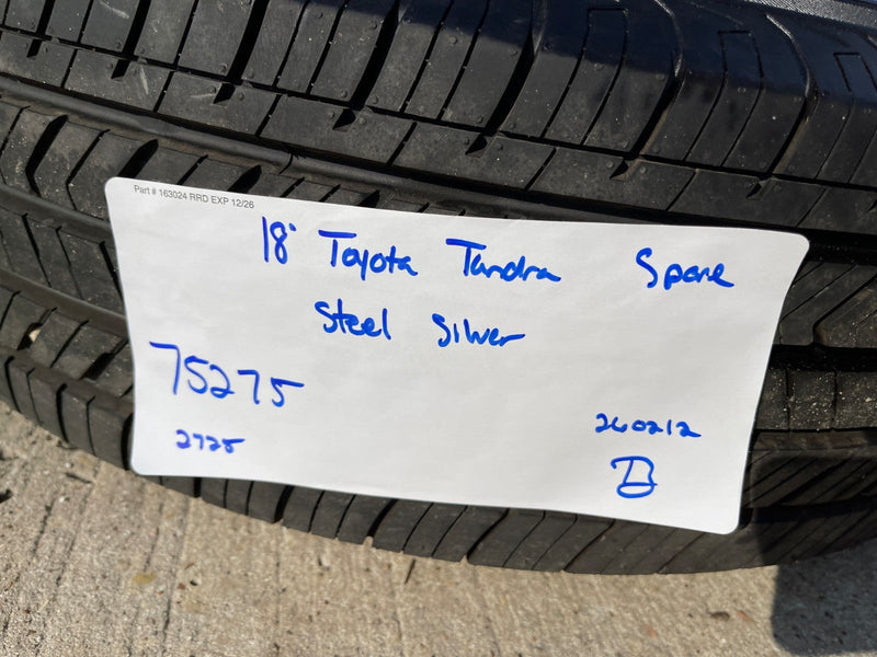 18" Toyota Tundra TSS TRD OEM 75275 wheel rim Sequoia LX600 99083 spare NEW Texas Truck Tire