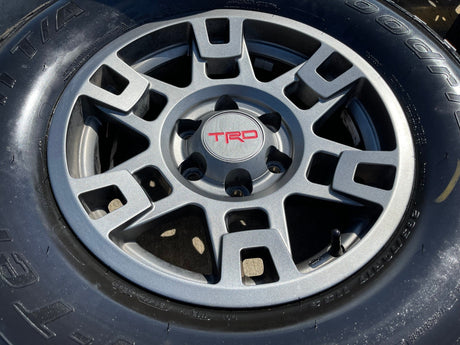 17" Toyota Tacoma 4Runner OEM wheels rims gray 75167 TRD FJ tires BFG NEW Texas Truck Tire