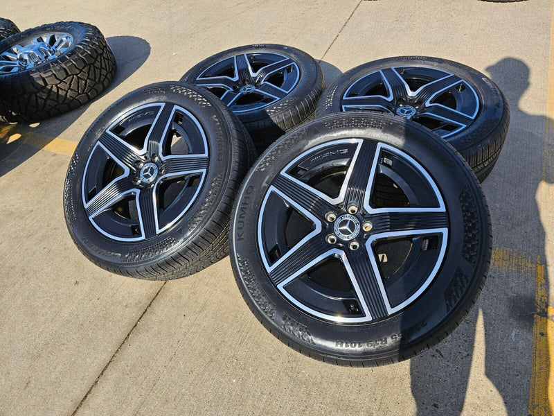 19" Mercedes GLC300 AMG C E S Class OEM 85911 85912 wheels rims 2023 2024 NEW Texas Truck Tire