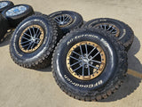 17" Ford F-150 Raptor OEM rims wheels BEADLOCK 96450 Expedition 37" BFG BRONZE Texas Truck Tire