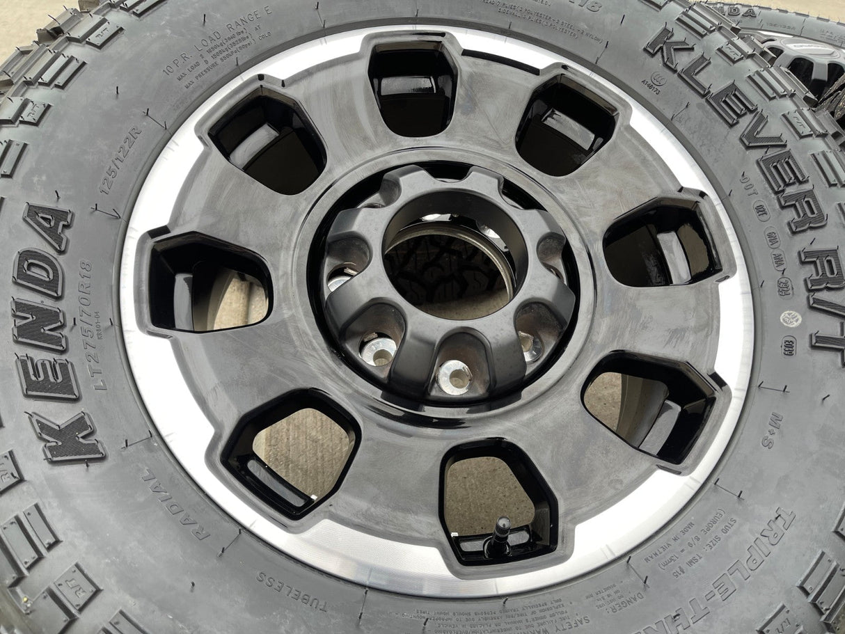 18" Ford F-250 F-350 OEM TREMOR rims wheels 10482 KENDA KLEVER R/T 33" NEW Texas Truck Tire