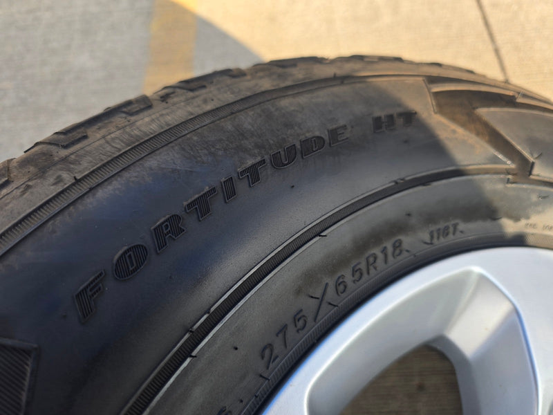 18" Dodge Ram 1500 OEM wheels rims 2672 tires GOODYEAR Texas Truck Tire