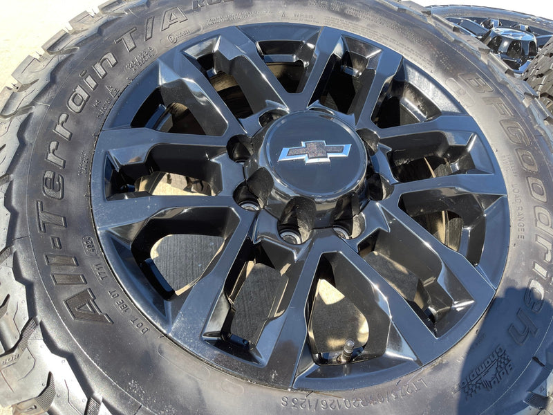 20" Chevy Silverado Trail Boss GMC AT4 2500 OEM 94030 wheels rims BFG KO3 Texas Truck Tire