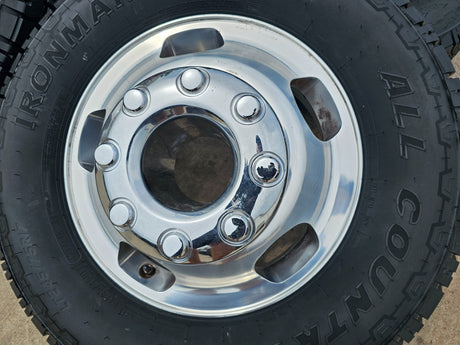 17" Ford F-350 Dually OEM 10477 10478 rims wheels 2024 2025 2026 IRONMAN A/T NEW Texas Truck Tire