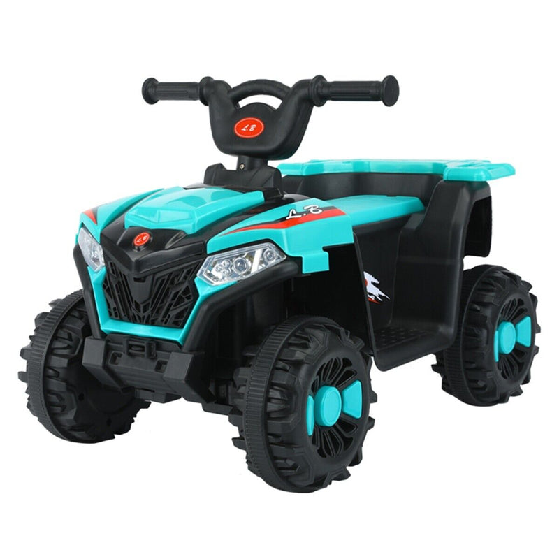 Electric ATV Ride-On Car with MP3 Player and LED Lights - 6V Battery Powered, 4-Wheeled Beach Cruiser