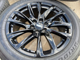 22" GMC Yukon Sierra Escalade OEM 95027 4875 wheels rims BLACK 2024 2025 2026 Texas Truck Tire