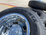 17" Dodge Ram 3500 Dually 8x200 wheels rims 2703 2704 OEM 2024 2025 2026 Texas Truck Tire