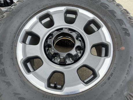 18" Ford F-250 F-350 OEM TREMOR rims wheels 10482 tires 35" DURATRAC R/T Texas Truck Tire