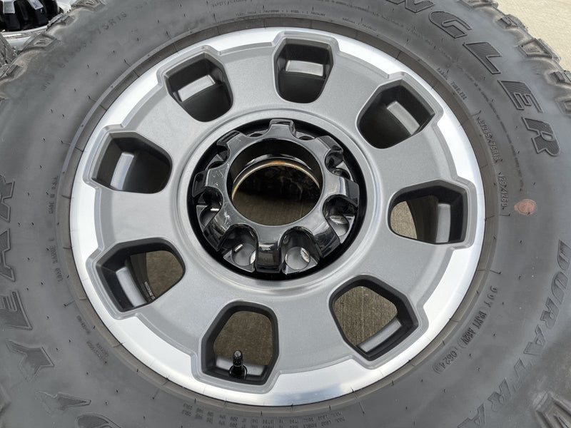 18" Ford F-250 F-350 OEM TREMOR rims wheels 10482 tires 35" DURATRAC R/T Texas Truck Tire