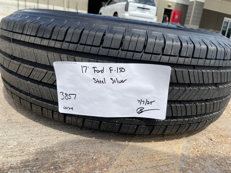 17" Ford F-150 OEM rim wheel 3857 tire steel 2023 2024 2025 2026 MICHELIN NEW Texas Truck Tire