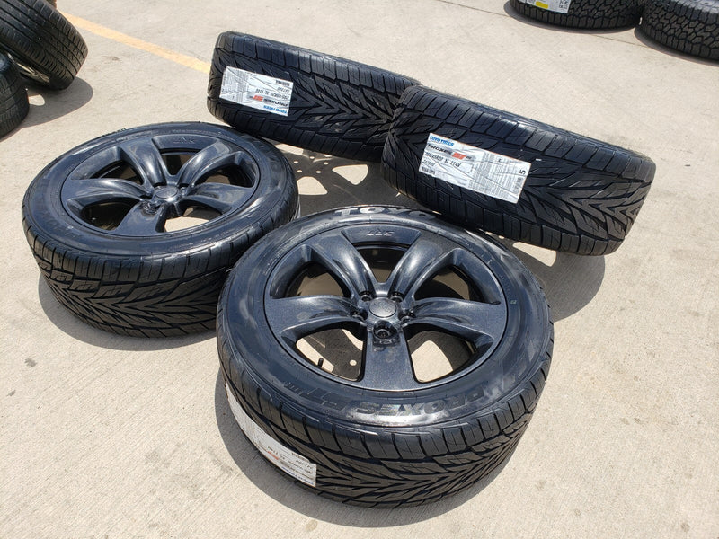 20" Jeep Grand Cherokee SRT Trackhawk OEM 9139 wheels rims tires NEW Texas Truck Tire