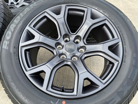 20" Jeep Grand Wagoneer Dodge Ram 1500 OEM gray 9296 wheels rims 2025 2026 NEW Texas Truck Tire
