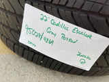 (1) 22" Cadillac Escalade OEM Platinum 4869 95028 wheel rim 2023 2024 2025 2026 Texas Truck Tire