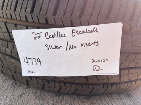 22" Cadillac Escalade OEM 4739 wheel rim 2016 2017 2018 2019 2020 SPARE Texas Truck Tire