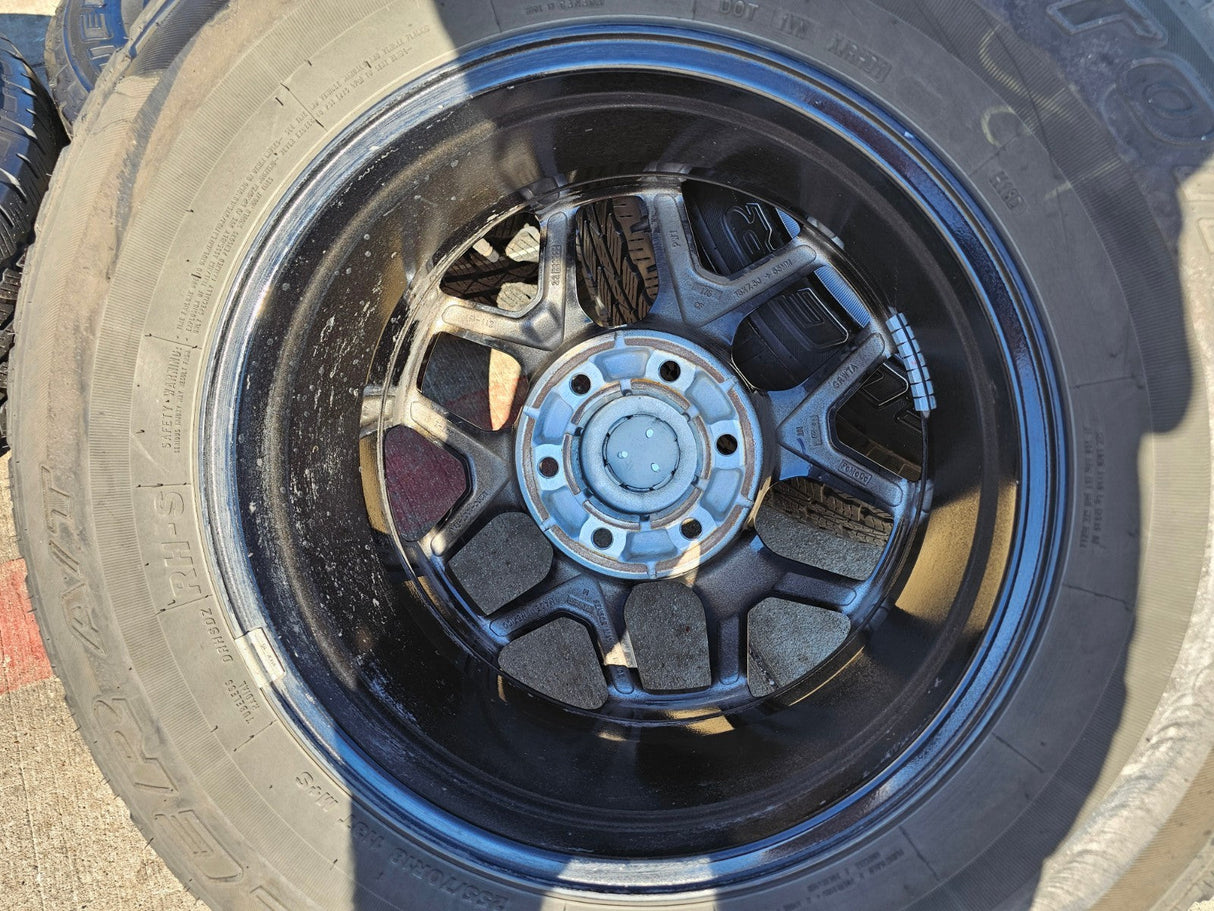 18" Ford Bronco wheels rims black 10389 Ranger tires 2023 2024 2025 2026 A/T Texas Truck Tire