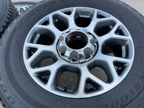 20" Ford F-250 F-350 OEM Lariat wheels rims 10292 tires BRIDGESTONE A/T Texas Truck Tire