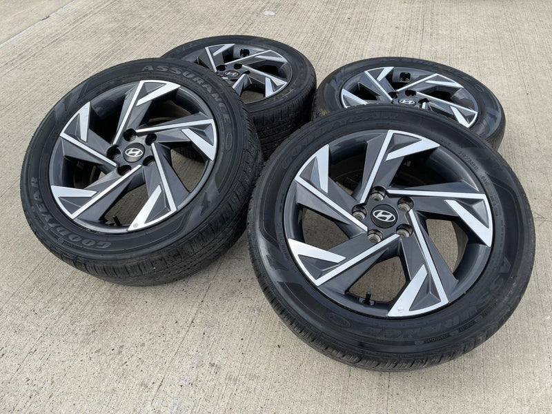 17" Hyundai Elantra Sonata OEM wheel rims 71067 Veloster 2024 2025 2026 GOODYEAR Texas Truck Tire