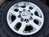 18" Chevy Silverado GMC Sierra 2500 3500 OEM 5502 wheels rims tires GOODYEAR Texas Truck Tire