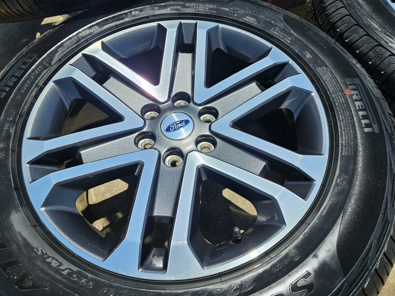 20" Ford F-150 OEM rims wheels 10345 95025 Expedition 2022 2023 2024 2025 Texas Truck Tire