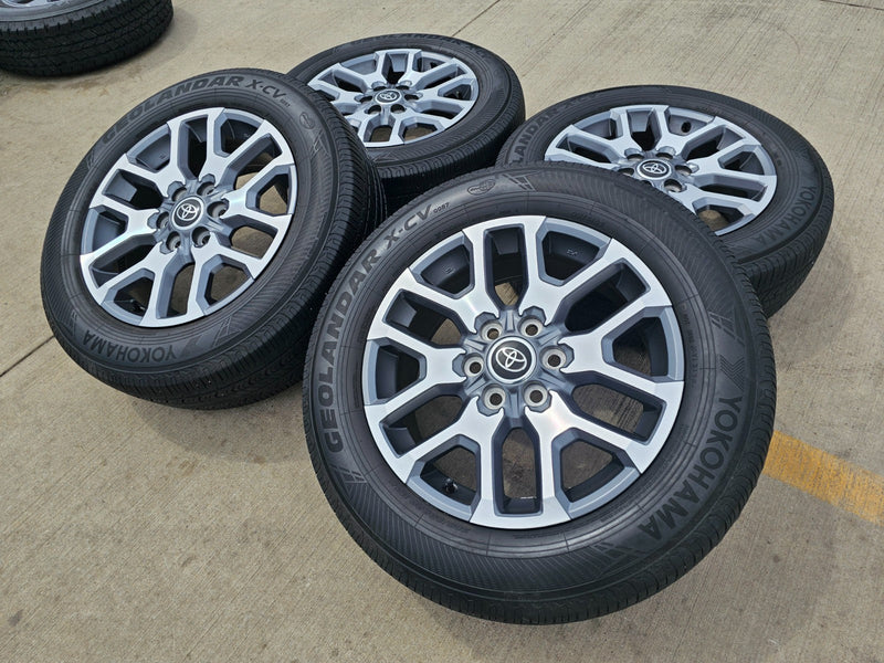 20" Toyota Tundra TSS TRD OEM wheels rims 95359 75277 Sequoia 2023 2024 2025 Texas Truck Tire