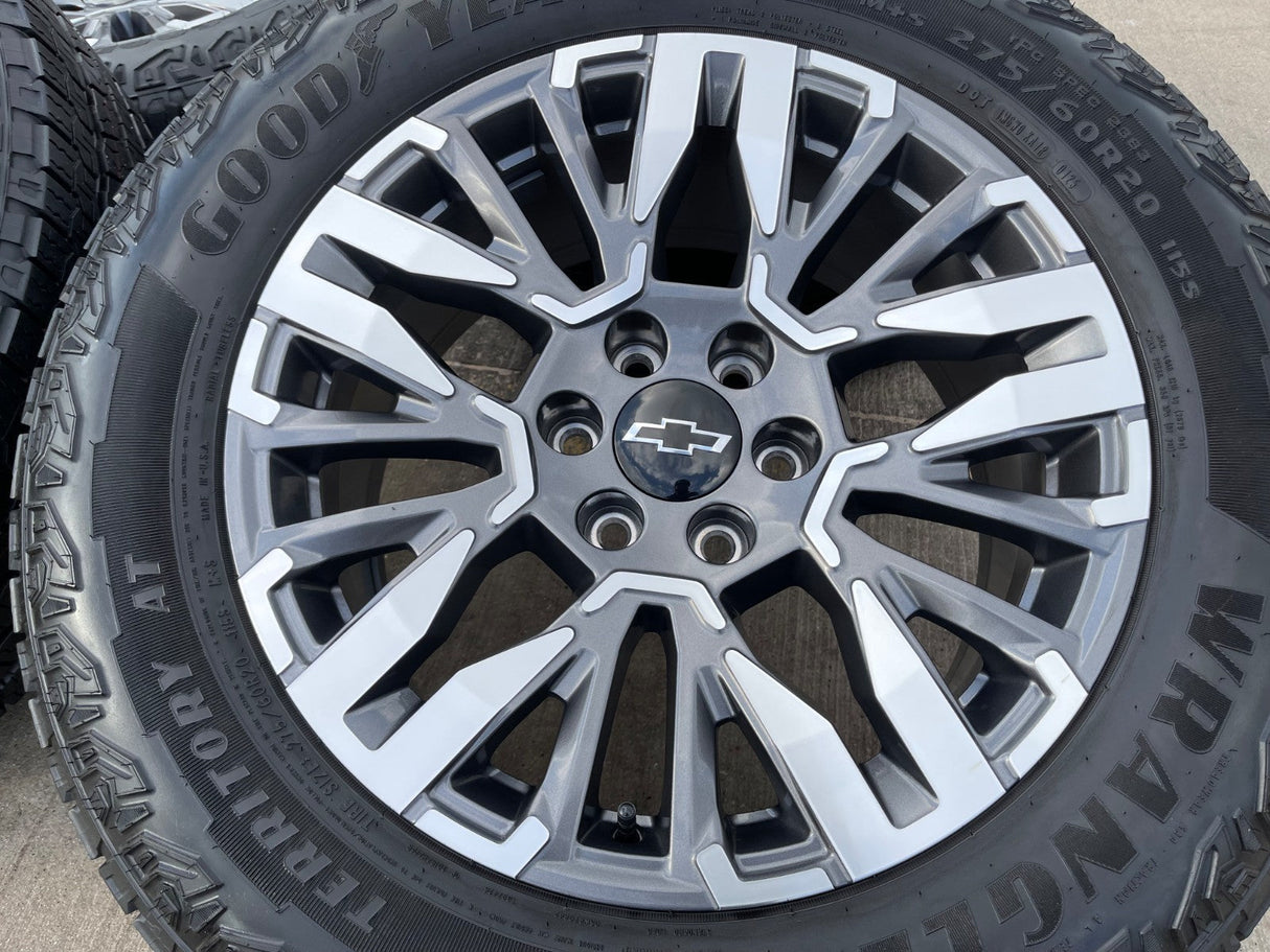 20" Chevy Silverado Z71 GMC Sierra Canyon Colorado OEM wheels rims 2025 2026 Texas Truck Tire