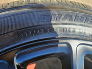 22" Dodge Ram 1500 OEM LIMITED Laramie wheels rims black 2725 2684 GENERAL Texas Truck Tire