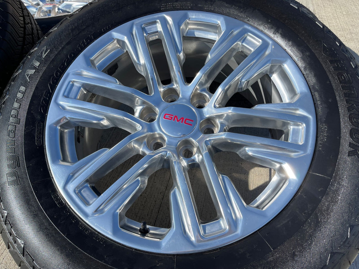 20" GMC Yukon Sierra Tahoe Silverado OEM 2120 14024 wheels rims tires DISCOUNTED Texas Truck Tire