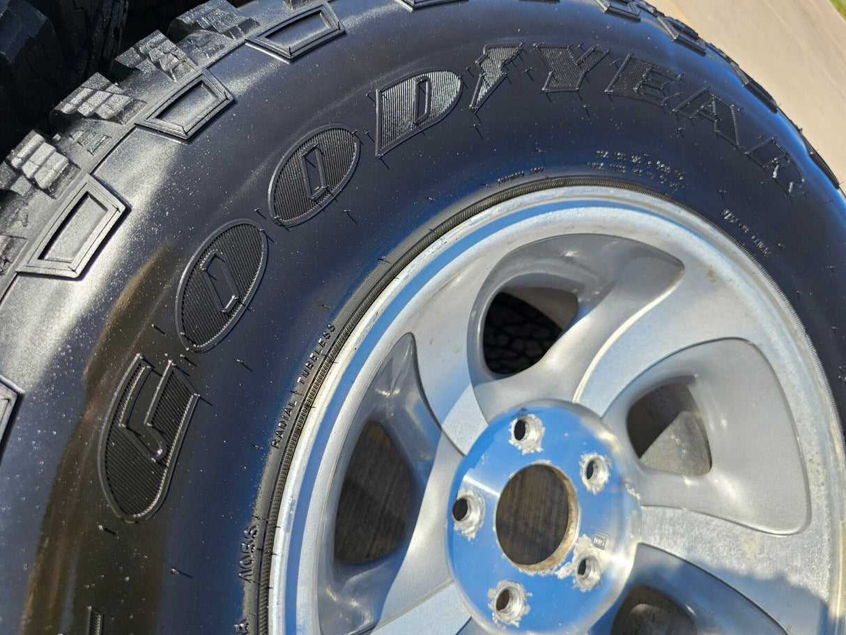 15" Chevy S10 Blazer Chevy wheels rims 5063 GMC NEW tires 5x120 5x4.75 2000 2004 Texas Truck Tire
