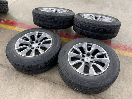 20" Chevy Silverado 1500 Tahoe Suburban OEM 5915 5916 wheels rims Texas Truck Tire