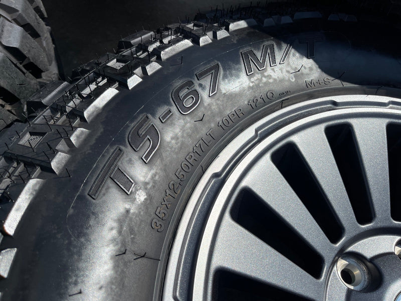 17" Ford Bronco HERITAGE Edition wheels rims 2024 2025 2026 tires 35" Texas Truck Tire