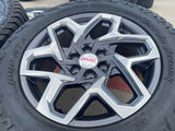20" GMC Sierra Yukon AT4 Tahoe Silverado OEM wheels rims tires 2022 2023 2024 Texas Truck Tire