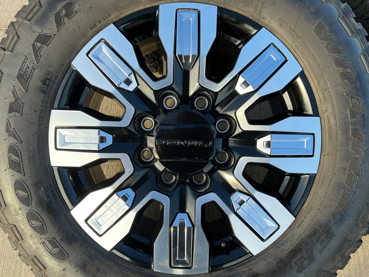 20" GMC Sierra AT4X 2500 3500 OEM wheels rims 5958 14138 Chevy Silverado Texas Truck Tire