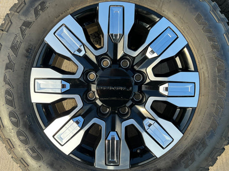 20" GMC Sierra AT4X 2500 3500 OEM wheels rims 5958 14138 Chevy Silverado Texas Truck Tire
