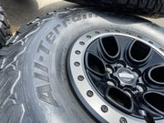 17" Ford F-150 Raptor OEM BEADLOCK rims wheels 10459 95210 BFG KO2 37" tires NEW Texas Truck Tire