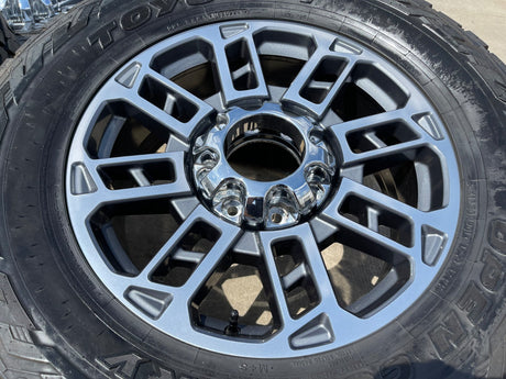 20" Ford F-250 F-350 OEM 10302 10483 LIMITED wheels rims 2024 2025 2026 TOYO 35" Texas Truck Tire