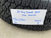 20" Chevy Silverado GMC Sierra AT4 2500 3500 OEM 5960 5947 wheels rims GOODYEAR Texas Truck Tire