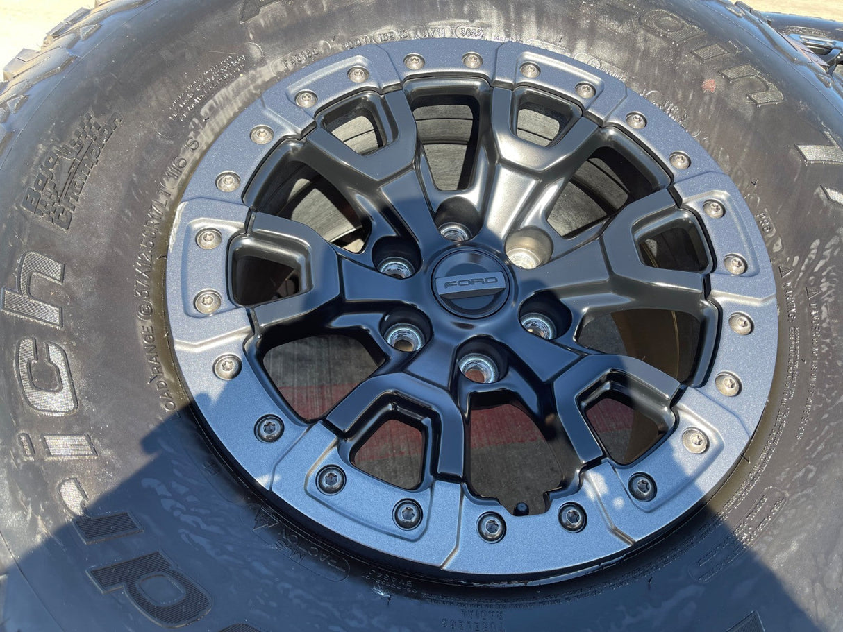 17" Ford F-150 Raptor Bronco R OEM BEADLOCK 51222 rims wheels 37" BFG Texas Truck Tire