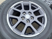 18" Jeep Gladiator Overland OEM wheels rims Wrangler 9241 tires BRIDGESTONE A/T Texas Truck Tire