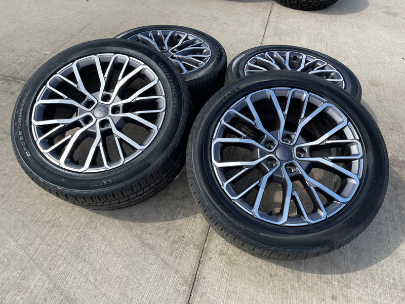 21" Jeep Grand Cherokee L OEM wheels rims 9290 Durango CONTINENTAL NEW Texas Truck Tire