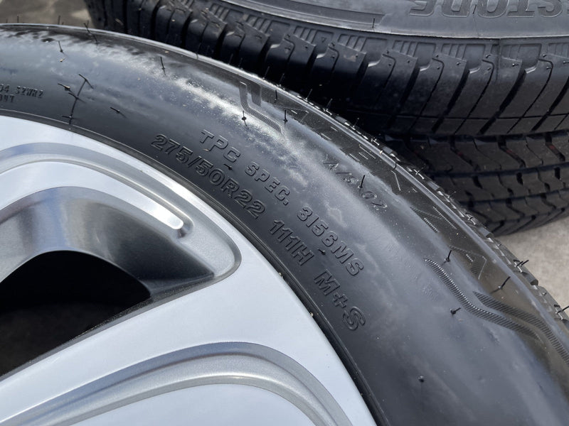 22" Lincoln Navigator BLACK LABEL OEM 10497 rims wheels BRIDGESTONE GREAT DEAL Texas Truck Tire