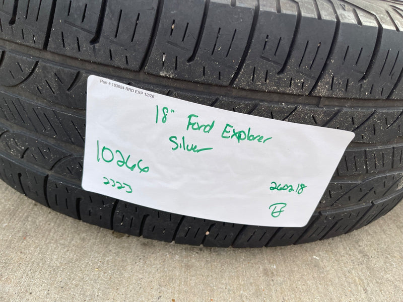 18" Ford Explorer OEM 10266 rims wheels 2021 2022 2023 2024 2025 2026 Texas Truck Tire