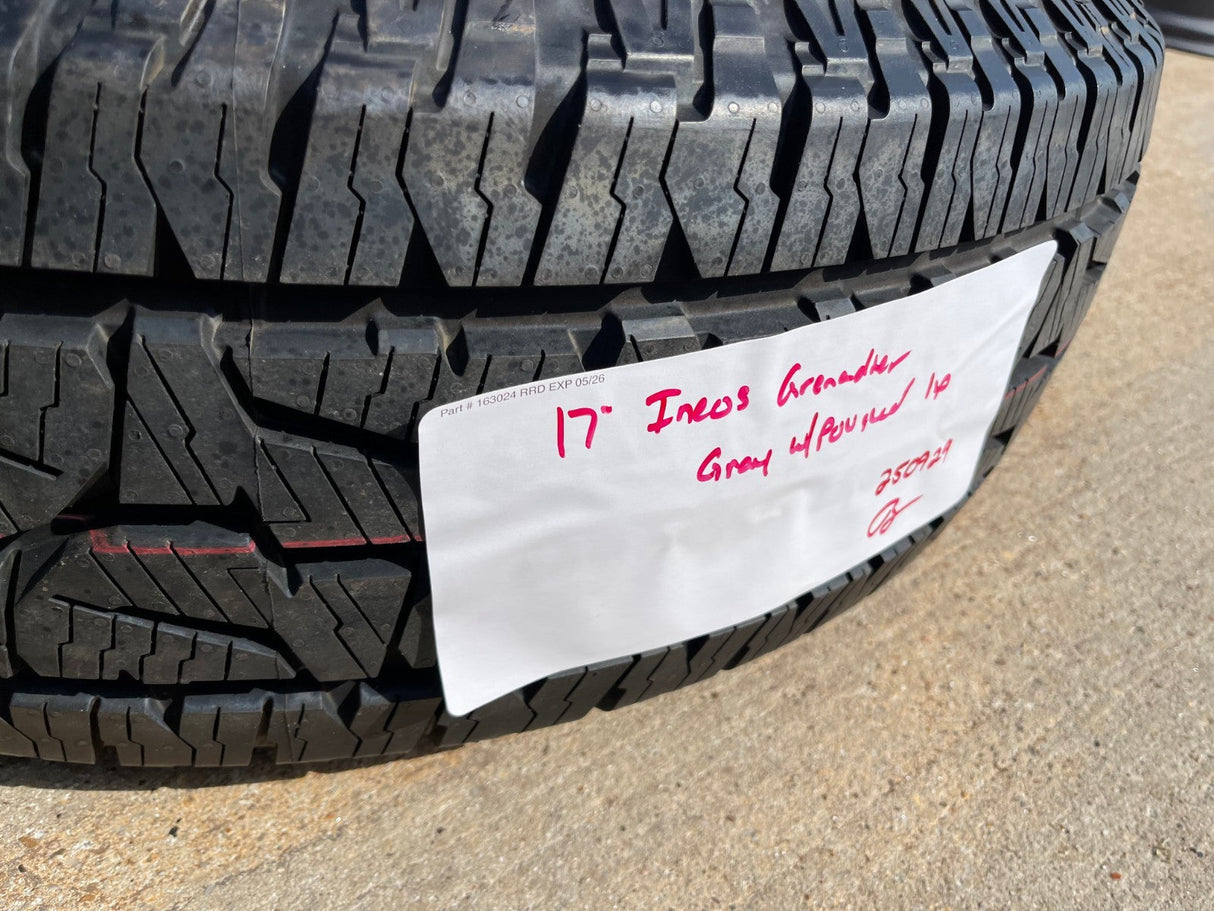 (1) 18" INEOS Grenadier OEM wheel rim beadlock 2023 2024 2025 2026 NEW A/T Texas Truck Tire