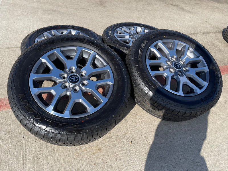 20" Toyota Tundra TSS TRD OEM wheels rims 95359 75277 Sequoia 2025 2026 NEW A/T Texas Truck Tire