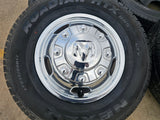 17" Dodge Ram 3500 Dually Laramie 8x200 wheels rims 2703 2704 OEM 2024 2025 Texas Truck Tire