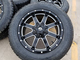 20x9 Fuel Jeep Maverick Wrangler Gladitor wheels rims 33" tires 5x127 5x112 Texas Truck Tire